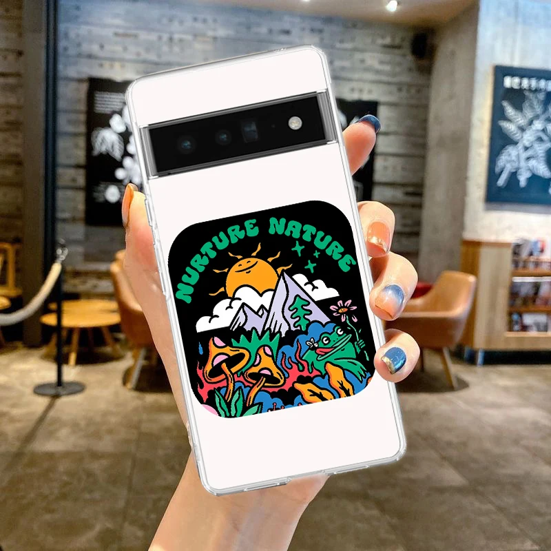 Фото Чехол для телефона Google Pixel 10 9 Pro XL 8 7 6 Pro 10A 9A 8A 7A 6A 5 4 5A 4A 3A XL 5G, прозрачный, с рисунком, милый щенок, котенок, кошка №3