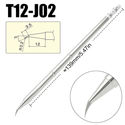 Сменные паяльные жала T12-B2 BC2 C4 для Hakko fx951