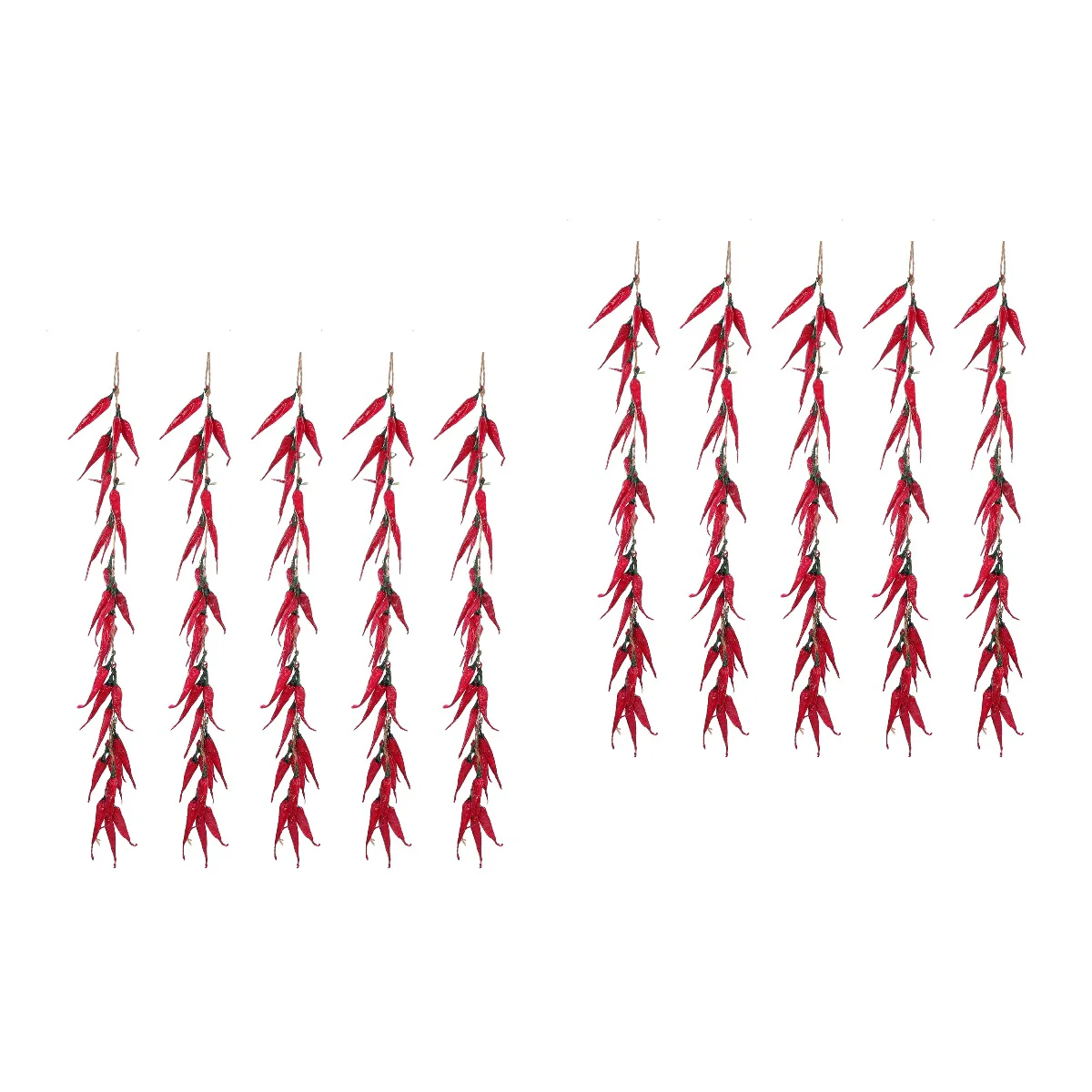 

Vegetable Pepper Hanging Toyfake Chili Decor Toys Faux Play Vine Garland Vegetables Pretend String House Mini Artificial