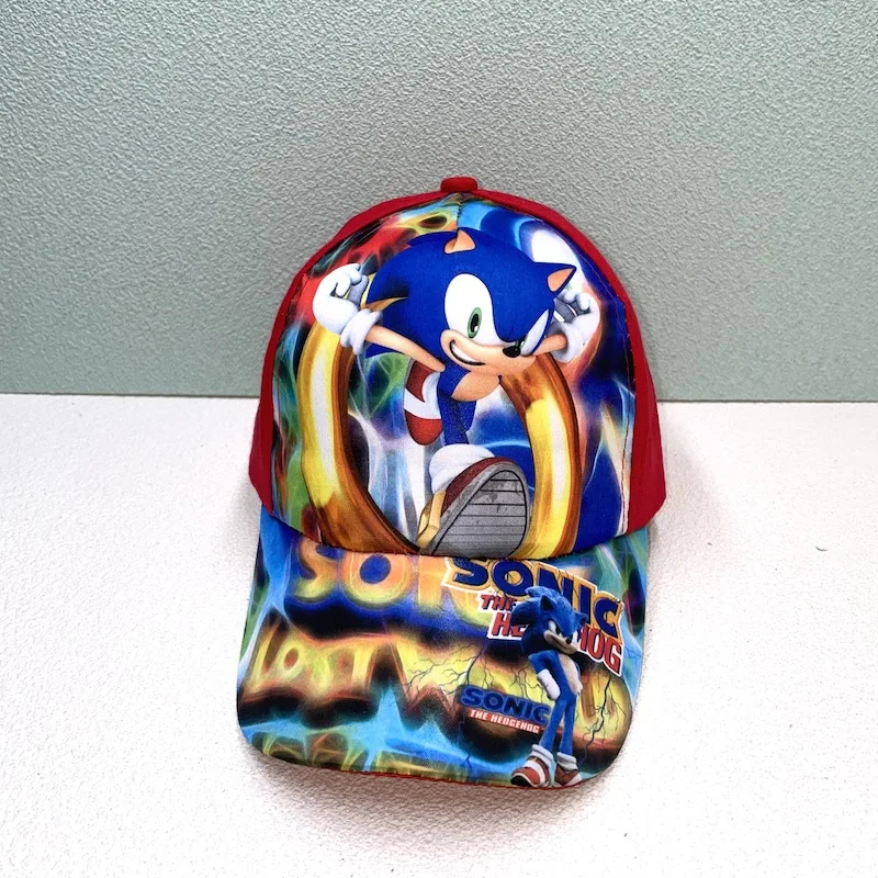 

Anime Sonices Kids Baseball Cap 3D Printing Kids Outdoor Sun Hat Boys Girls Hat Baseball Cap Toddler Kids Cotton Sun Hat