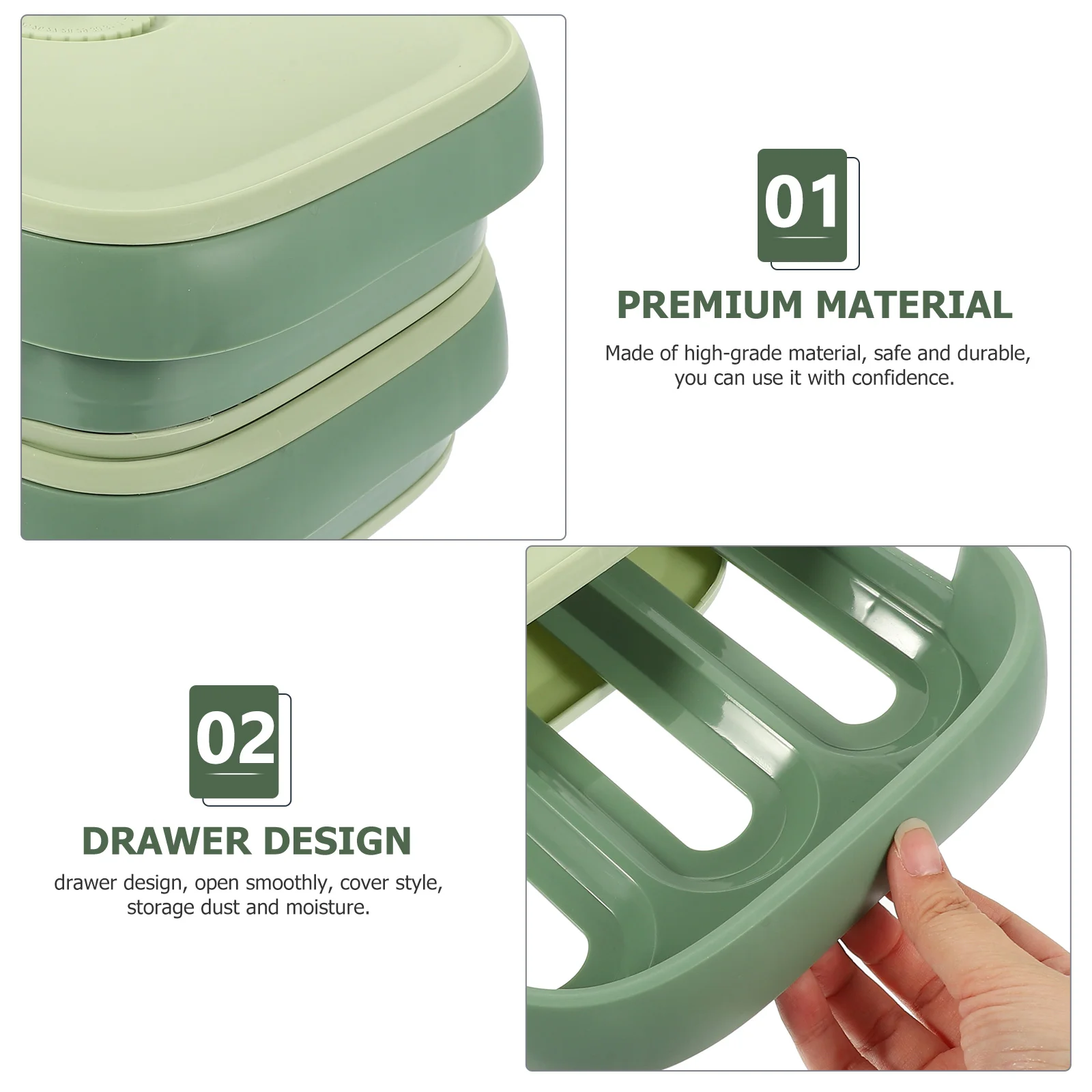 

Egg Holder Fridge Refrigerator Box Storage Drawer Tray Organizer Bins Container Traysfor Bin Stackable Shelf Dish Skelter Plate