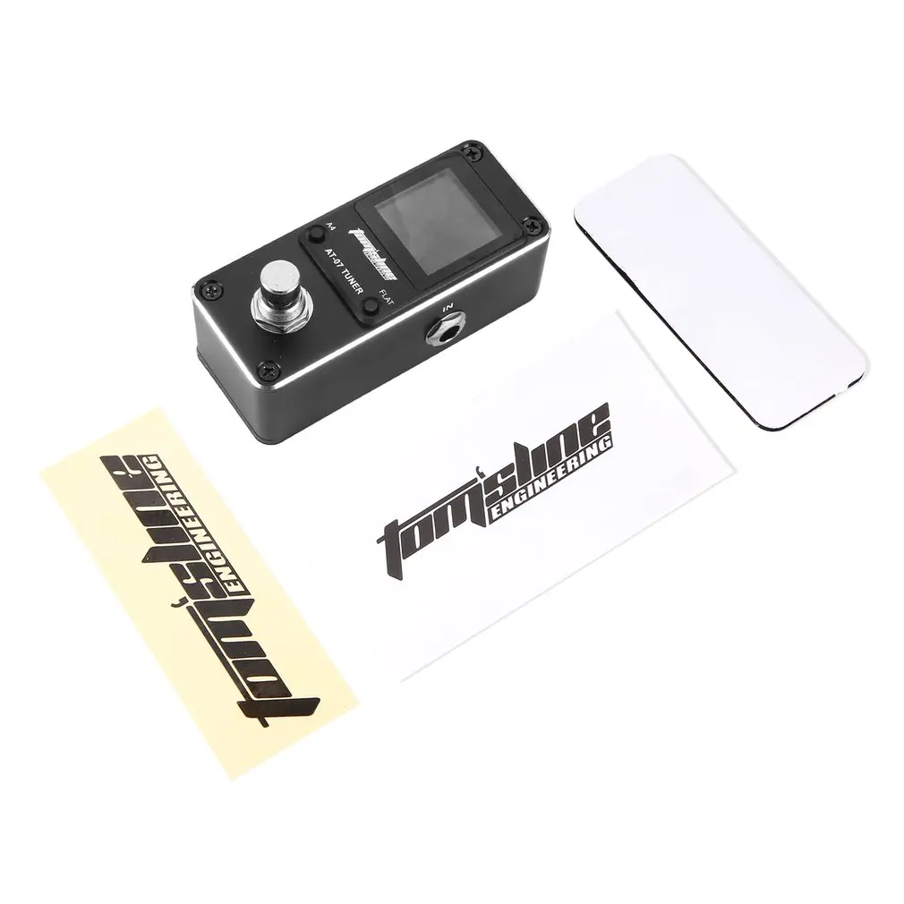 

AT-07 Guitar Chromatic Tuner Mini Single Guitar Effect Pedal With True Bypass High Definition Color Screen