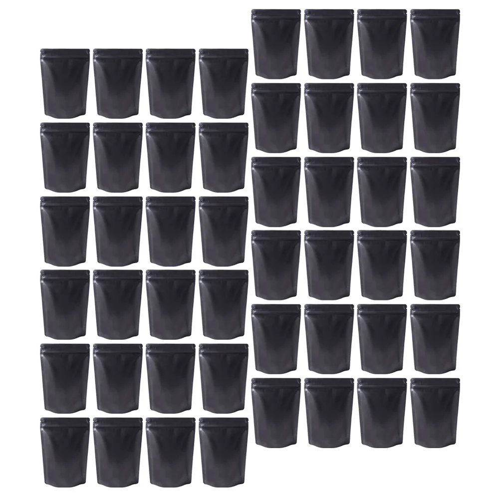 

100 Pcs Little Baggies Coffee Bean Goodie Bags Food Storage Pouch Pe Jewelry