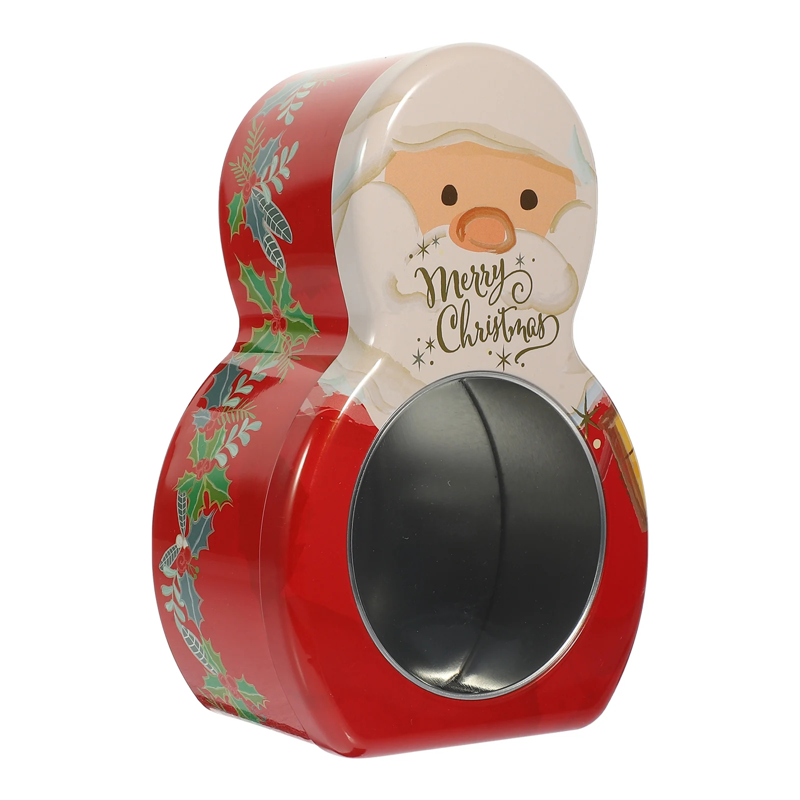 

Creative Christmas Themed Candy Box Cookie Storage Case Tinplate Sweets Can