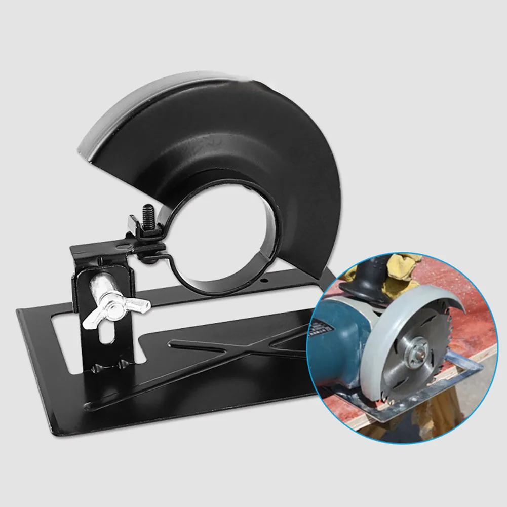 

115mm Angle Grinder Balance Bracket Holder Cutting Machine Base Protection Cover DIY Woodworking Tool Power Tool Accessories