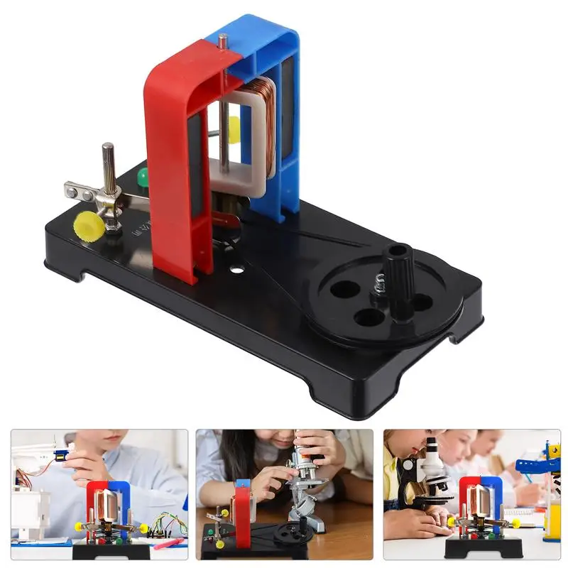 Электрический генератор постоянного тока с ручным приводом эксперимент в
