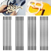 24pcs carbon steel scroll saw blade 10141824 teeth saw blade high toughness fine cut blade woodworking power tool accessories