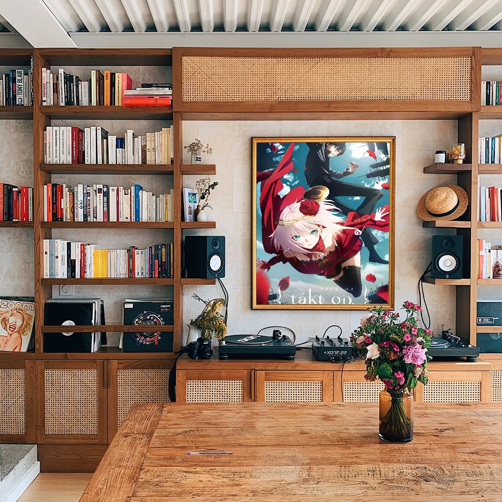 T-Takt Op. D-Destiny Vintage Posters Sticky Whitepaper Sticker DIY Room Bar Cafe Wall Decor