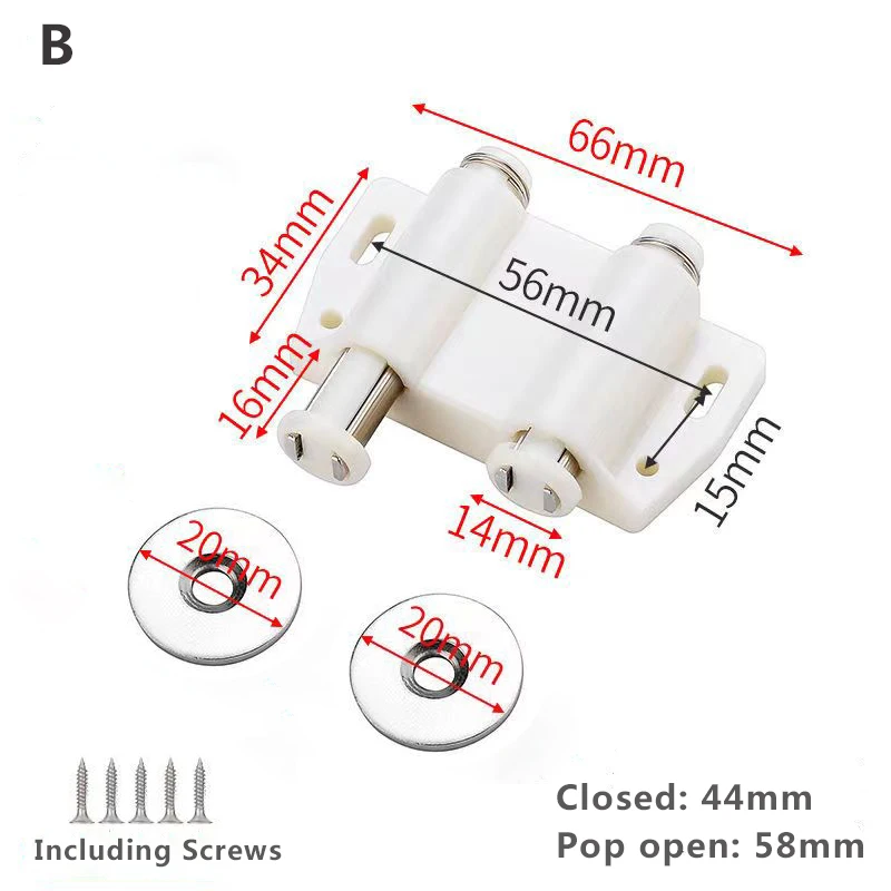 

LSTABAN Дверные доводчики с магнитной защелкой Push to Open