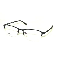 retro reading glasses rectangular black metal frame optical eyeglasses for men women ultralight business11 5 2 2 53 3 5 4