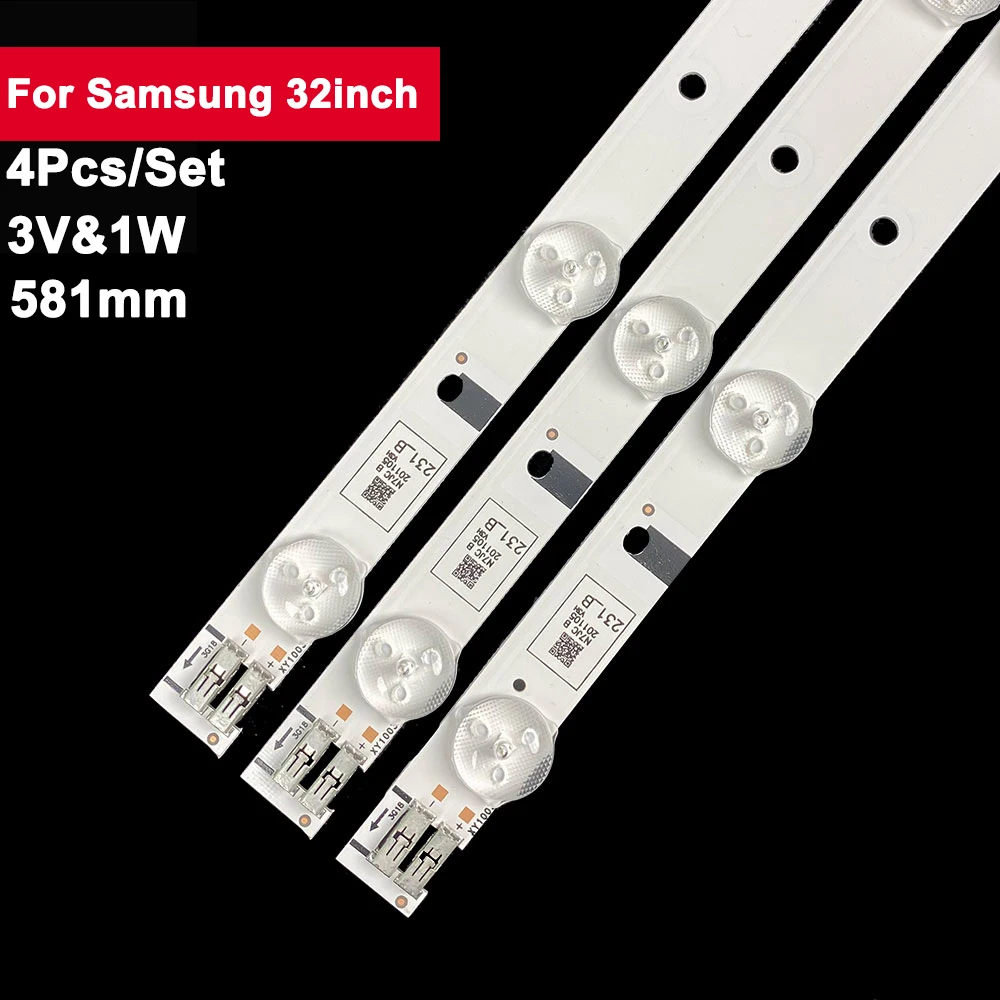 

Светодиодная лента для подсветки телевизора SAMSUNG 2012SVS32 3228 HD 08 REV1.6 UA32EH4500 UA32EH4000 UA32EH4030 UN32EH4050 UA32EH4000R, 4 шт.