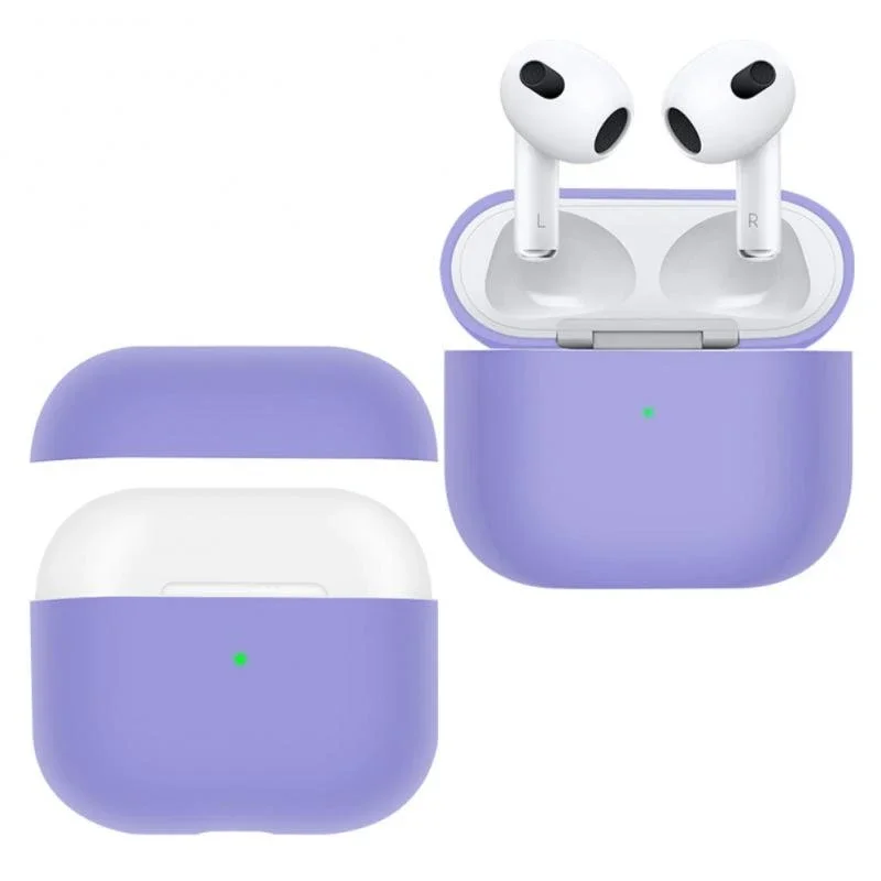 Силиконовый Защитный Мягкий Чехол Для Беспроводных Наушников Airpods 3-го Поколения