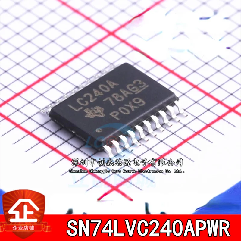 

10pcs New and original SN74LVC240APWR Screen printing:LC240A TSSOP20 Thin foot IC chips SN74LVC240APWR TSSOP-20