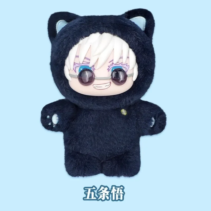 Фото Новый оригинальный Eaki Jujutsu Kaisen Season 2 Cat Park Party Gojo Satoru слепая коробка плюшевая кукла сумка кулон модель коллекция подарки для детей №2