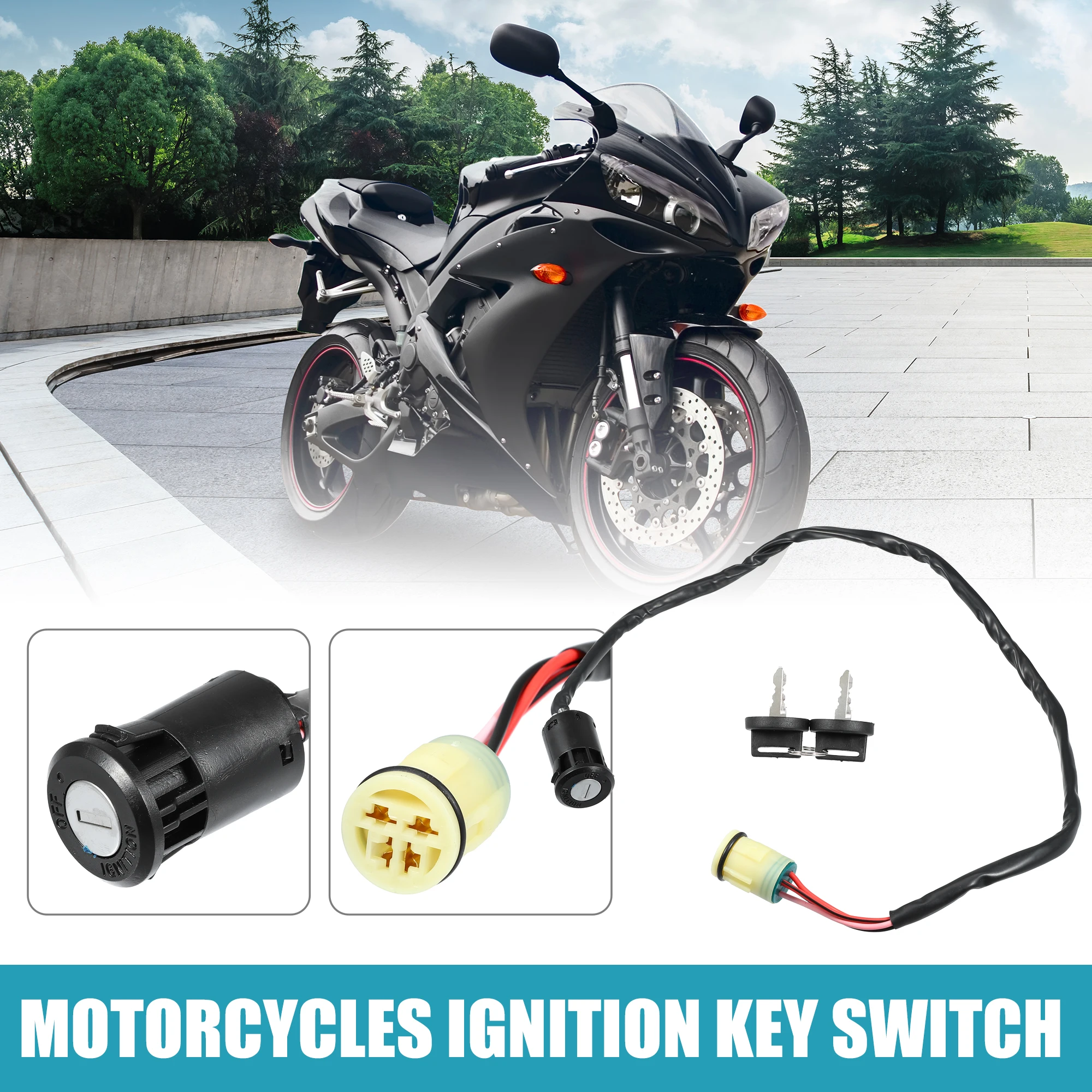 

Motoforti 1 Set Motorcycles Ignition Key Switch for Honda Foreman 400 TRX400FW 4x4 2004 for Honda Foreman 400 TRX400FW 4x4 2003