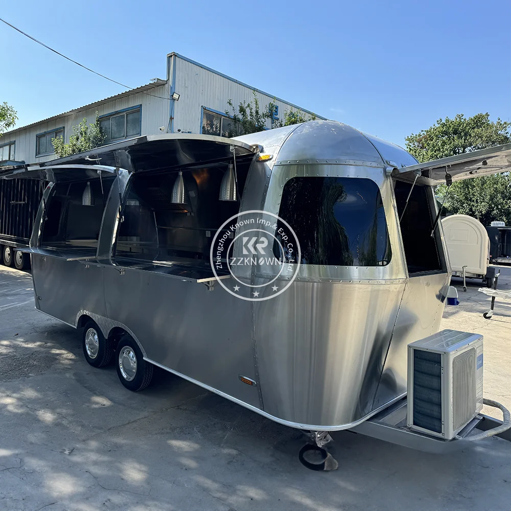 2024 Ретро грузовик для еды пива мобильный кемпинг барбекю пиццы торговый прицеп
