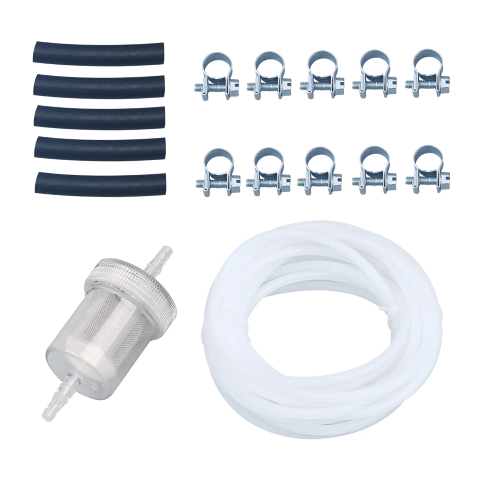 

Diesel Heater Oil Line Oil Pipe Line Hose Clip Kit With Oil Filter And Clamps For Heater Tank Heater Hoses And Pipes