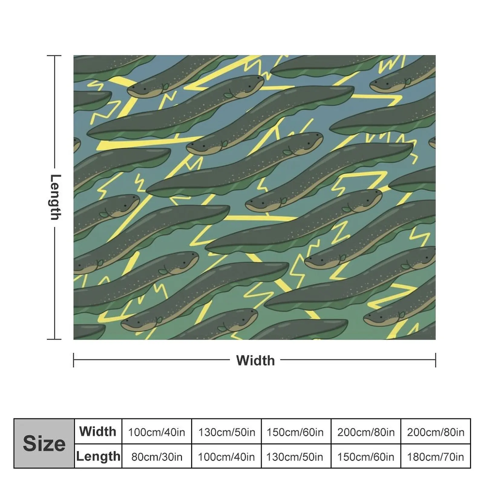Электрическое одеяло с узором угорь теплые зимние красивые одеяла для Хэллоуина