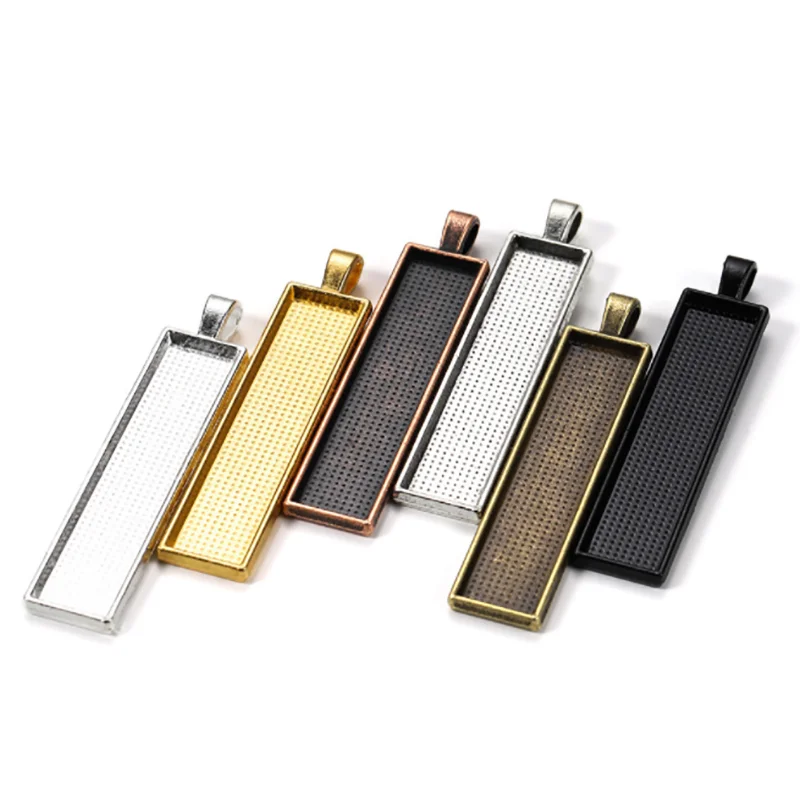 

5 шт., 10x50 мм, прямоугольный кабошон