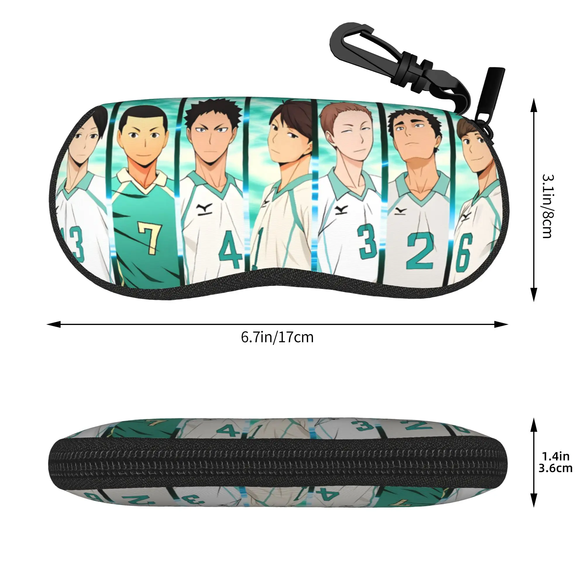 Фото Футляр для очков Issei Matsukawa Haikyuu Toru Oikawa, крутой футляр для очков Hajime Iwaizumi, футляр для солнцезащитных очков №4