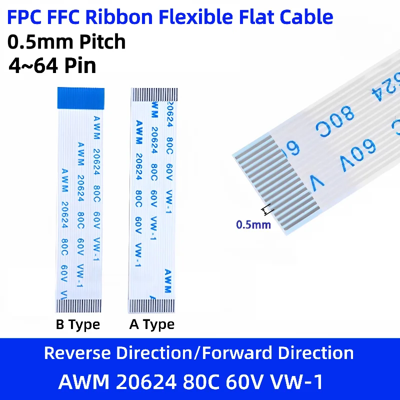 

FFC ленточный гибкий кабель AWM20624