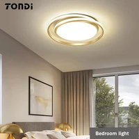 tondi new modern led round pendant light goldblackwhite tricolor for bedroom living room kitchen study room ceiling light