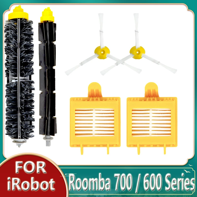 

Spare Accessories Main Brush Side Brush Hepa Filter For iRobot Roomba 700 Series 770 780 790 772 774 775 760 Replace Parts