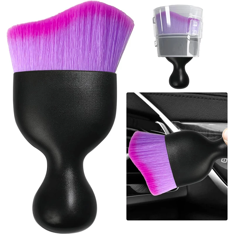 

Щетка для чистки автомобильного вентиляционного отверстия, мягкая щетка с кожухом, инструмент для чистки интерьера автомобиля, искусственная щетка для чистки автомобиля, щелей, пыли, детейлинга автомобиля