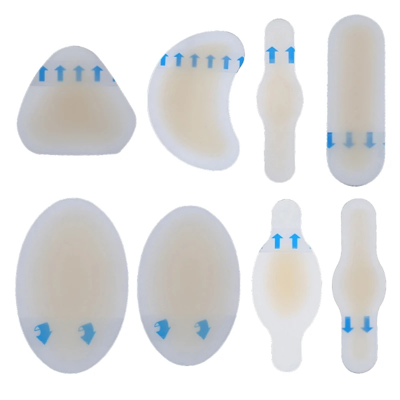 

8Pcs/Set Foot Care Blister Gel Guard Adhesive Waterproof Foot Blister Pad Bandages for Heel Protect