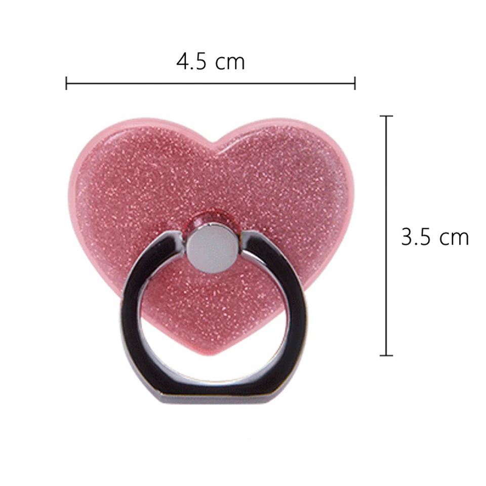 Stylish Heart Ring Smartphone Holder for iPhone12 13por max Huawei Phone Holder for Samsung Xiaomi 12 por Tablet