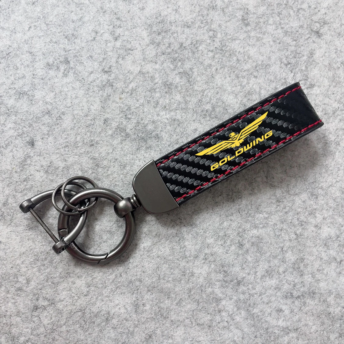 

Для Honda Goldwing Gold Wing 1800 GL1800 GL1200 GL1000 GL1500 1000 1200, металлические кожаные брелоки, аксессуары для ключей для мотоциклов