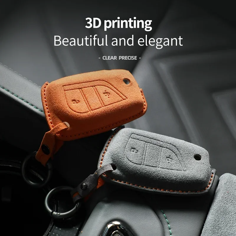 Чехол для автомобильного ключа из алькантары TOYOTA KD900 B серии KD-X2/KD-MAX/KD MINI