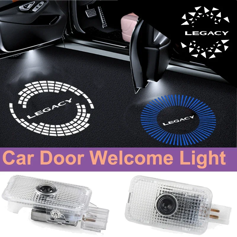 2 шт. для Subaru Legacy BE BH 2010-2017 светодиодные дверные приветственные огни призрачного