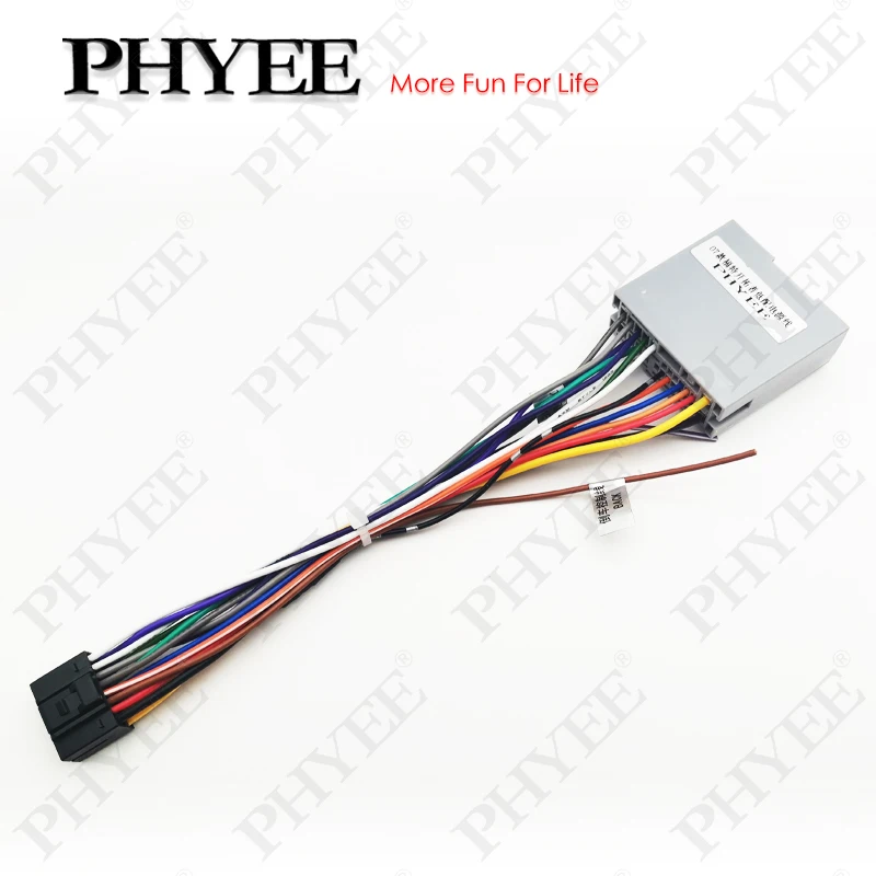 

16-контактный на 24-контактный жгут проводов радиоприемника, автомобильный кабель-адаптер головного устройства Android для Ford Explorer F150 F250 Fusion Mustang 2006-2009 гг.