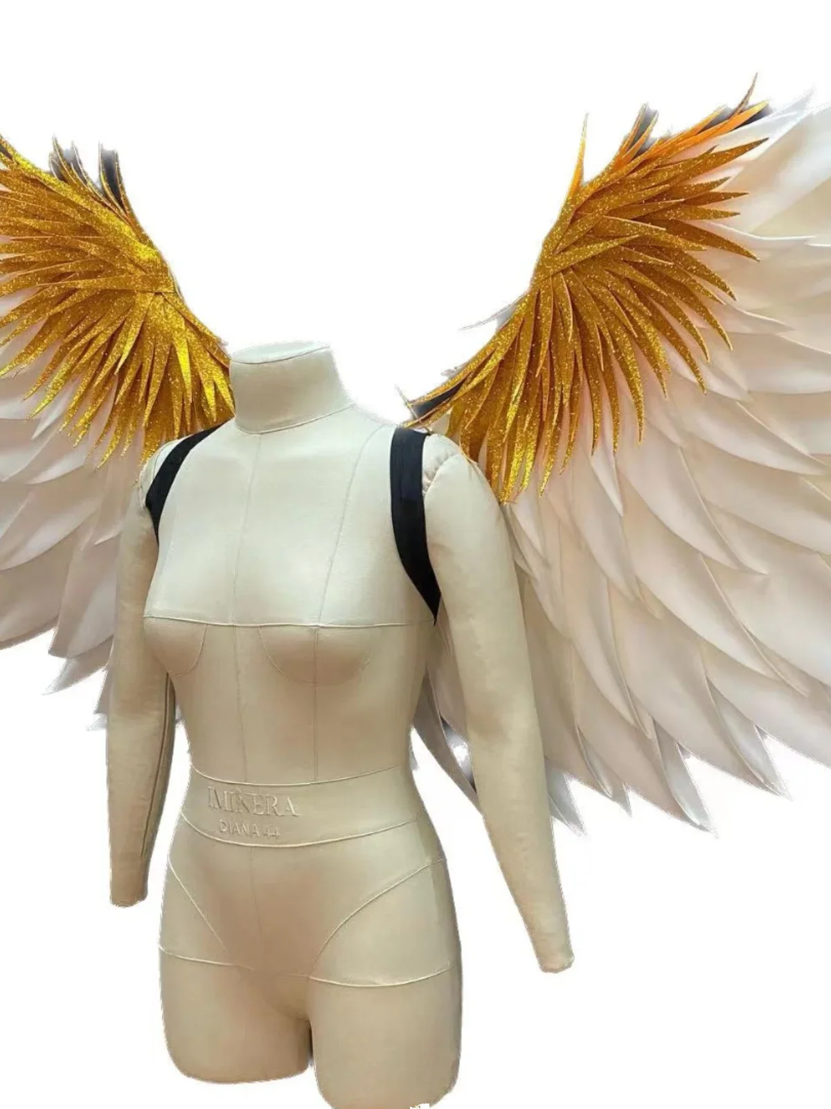 Персонализированные комиксные выставочные большие белые крылья ангела для