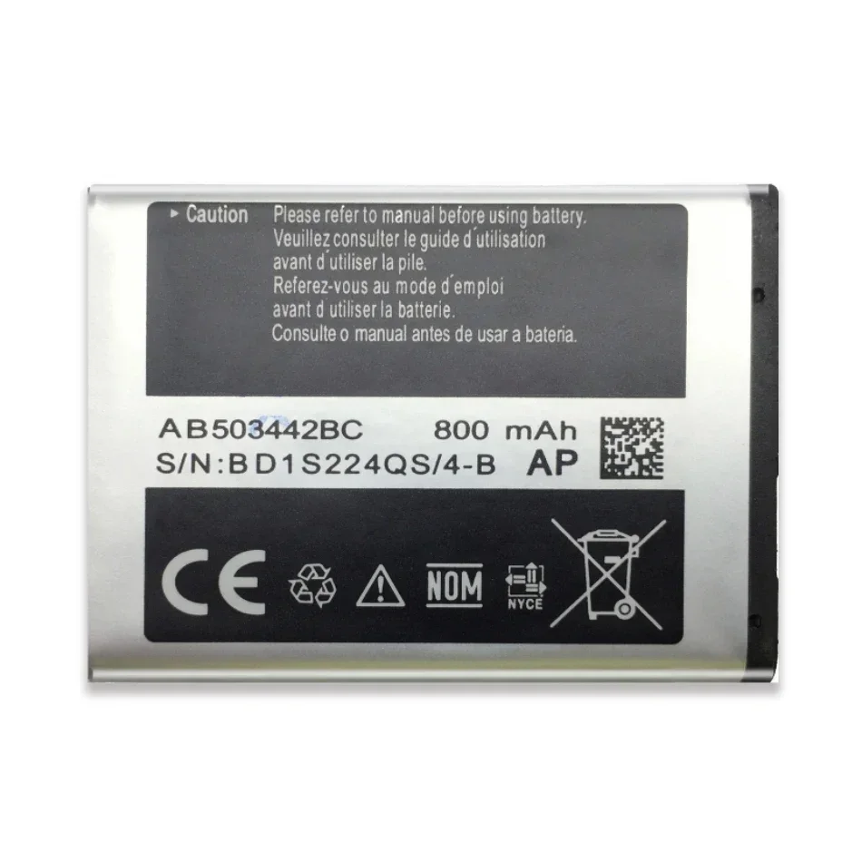 Аккумулятор для Samsung SGH-B110 E570 E578 J700 J700i J700v J708 J708i T509 AB 503442 BC с трек-кодом
