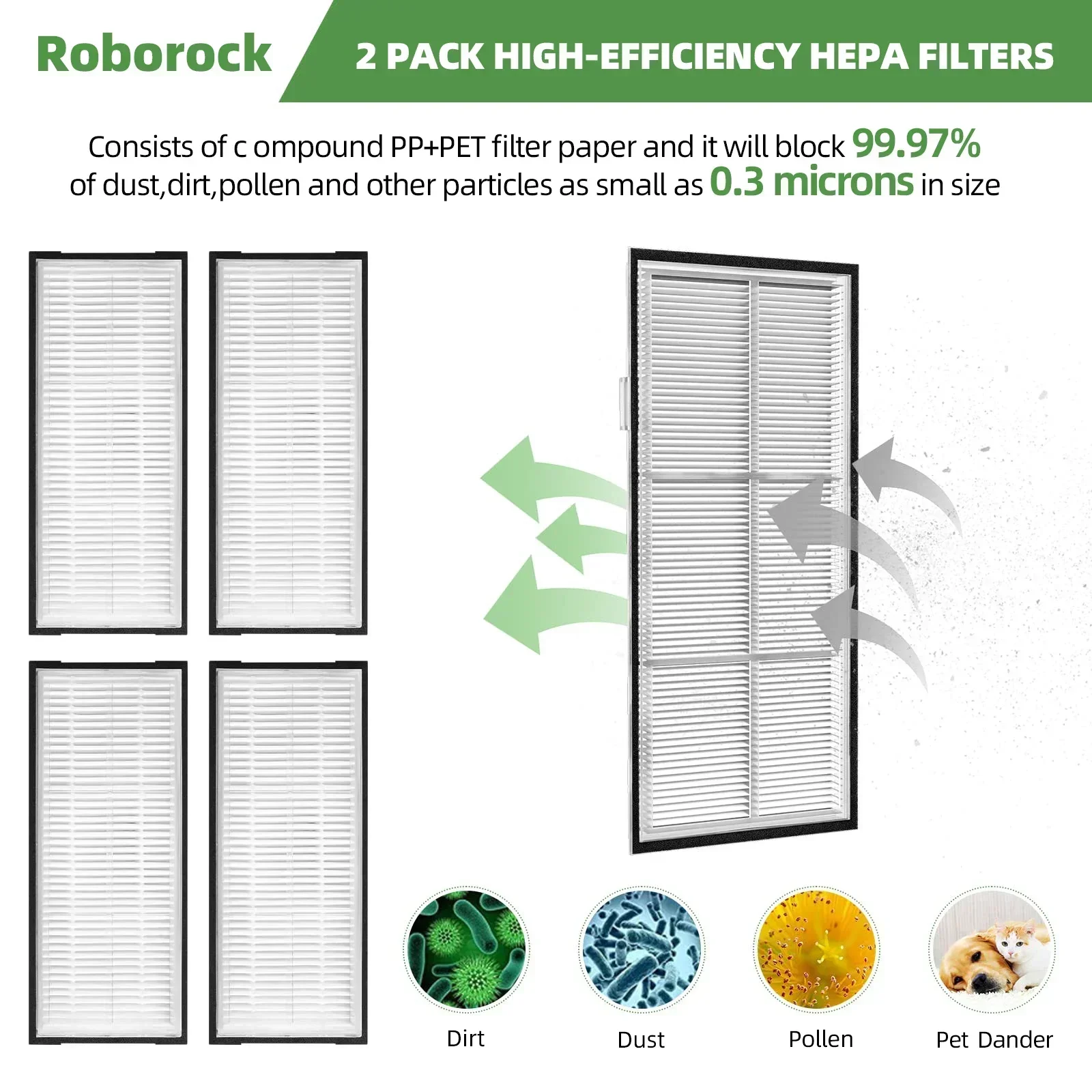 Сменные детали для робота-пылесоса Xiaomi Roborock S7 / T7S Plus MaxV основная боковая щетка