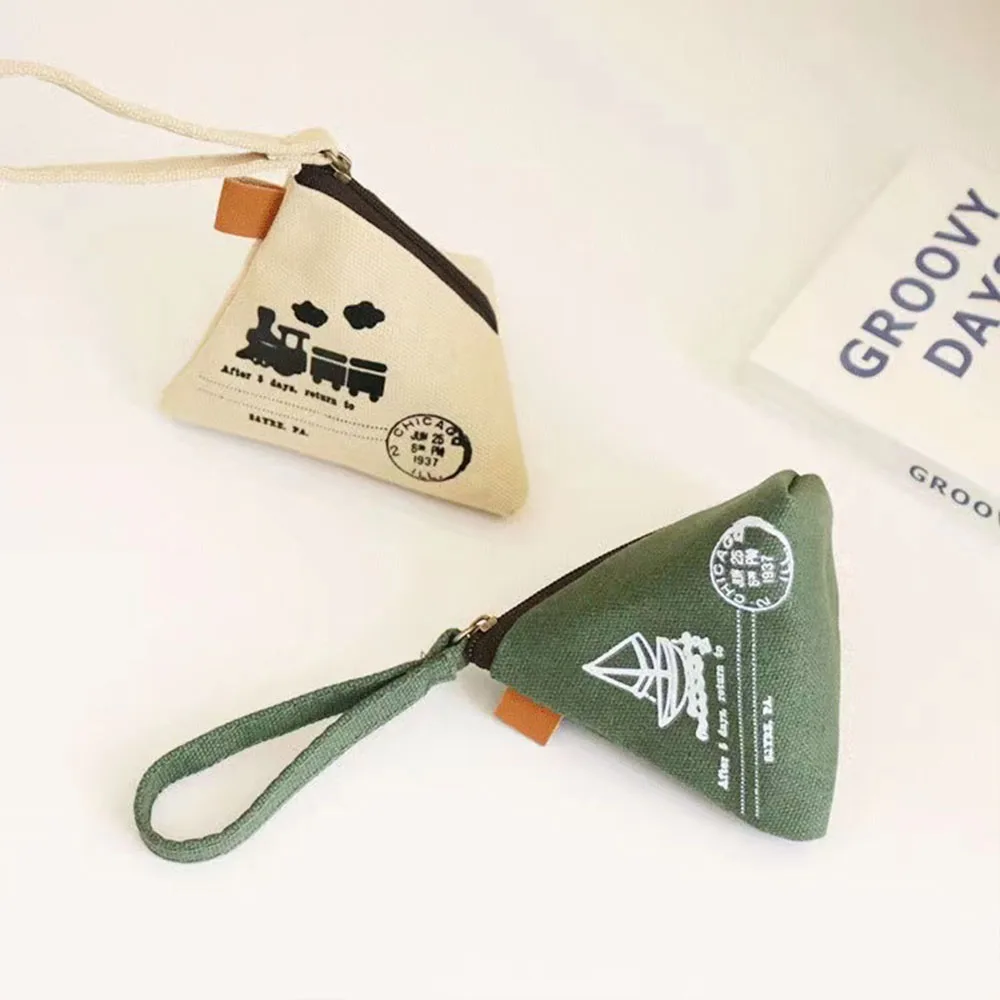 

Key Bag Coin Bag Wallet Storage Bag Coin Wallet Hand Bag Man Bag Lady Bag Go Gut Bag Convenient Retro Canvas Bag