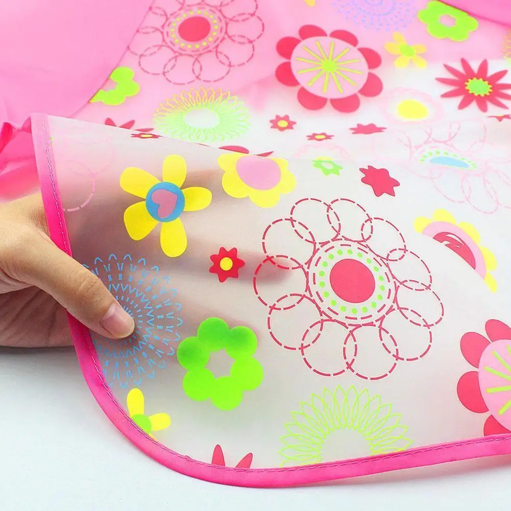 

Baby Bibs Kids Long Sleeve Scarf Kids Drawing Game Baby Waterproof Feeding Supplies Apron P1s8