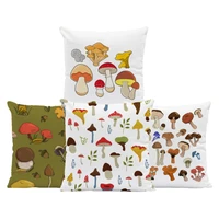 cute mushroom throw pillow cover summer mushroom pillow case decorative pillowcases for bed sofa garden chair pillow home decor
