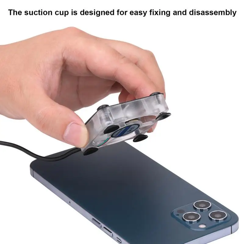 

Phone Cooler Cell Phone Cooler USB Mobile Smartphone Cooler Cooling Fan For Phones And Tablet With Suction Cup Mobile Phones