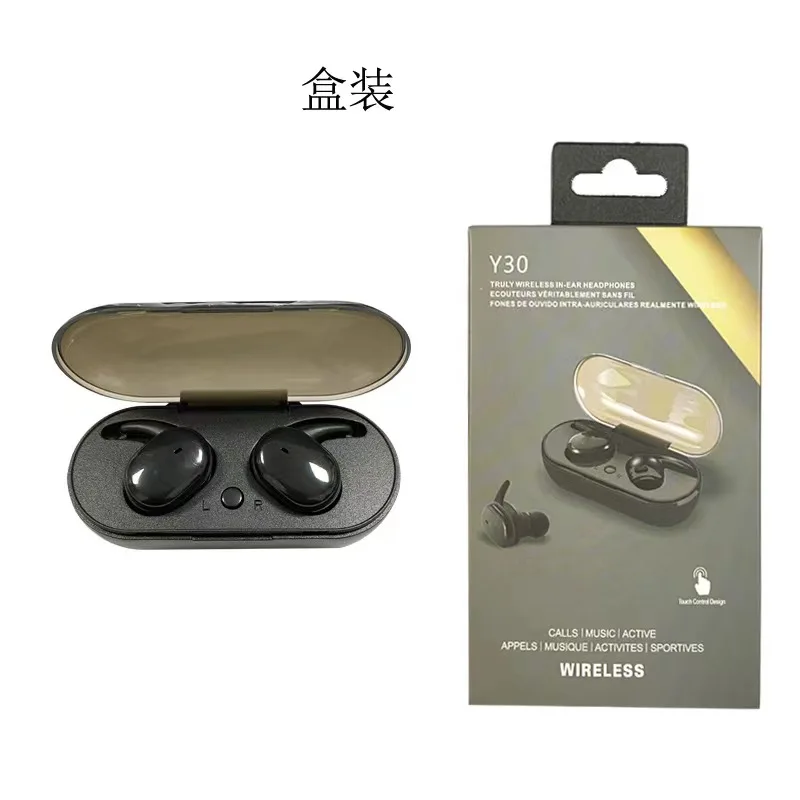 

20PCS Y30 Tws Earbuds Headphones Blutooth Earphone Wireless Bluetooth Headphones for Smartphone Sport Hifi PK Y50 A6S