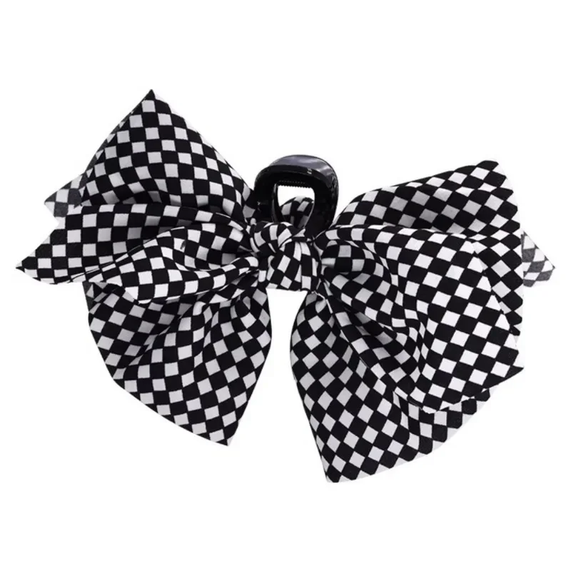 Заколки для волос в корейском ретро стиле с жемчугом и бантом женские большие