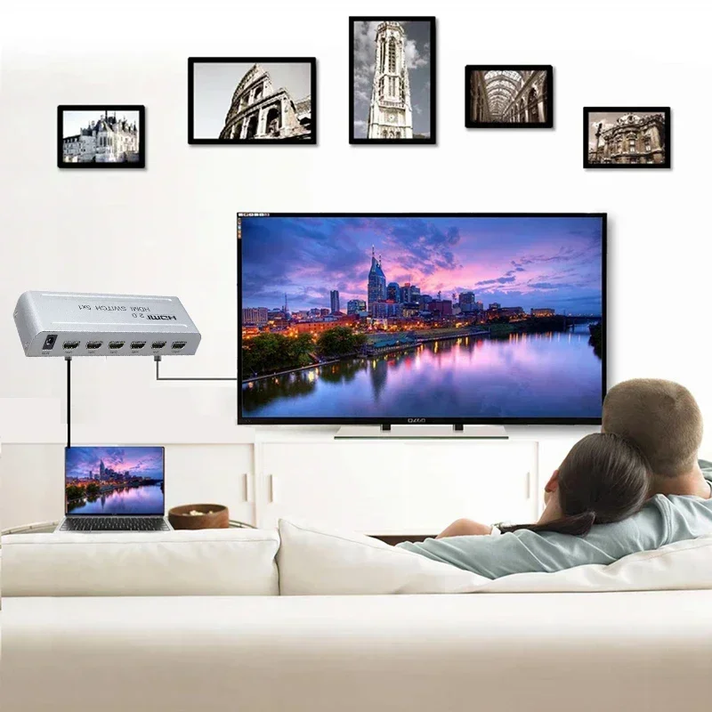 Переключатель HDMI 2.0 5x1 HDMI-переключатель аудио-видео конвертер 4K 60 Гц 1080P 5 в 1 выход