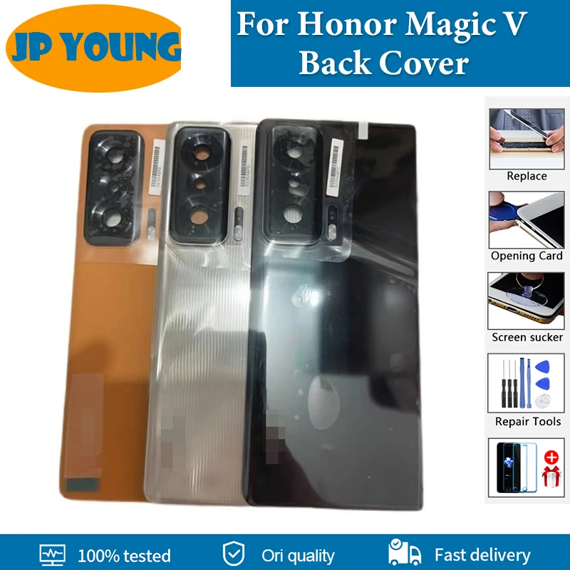 

Оригинальная задняя крышка для Huawei Honor Magic V, Крышка батарейного отсека, Задняя стеклянная крышка, чехол для Honor Magic V, Крышка батарейного отсека
