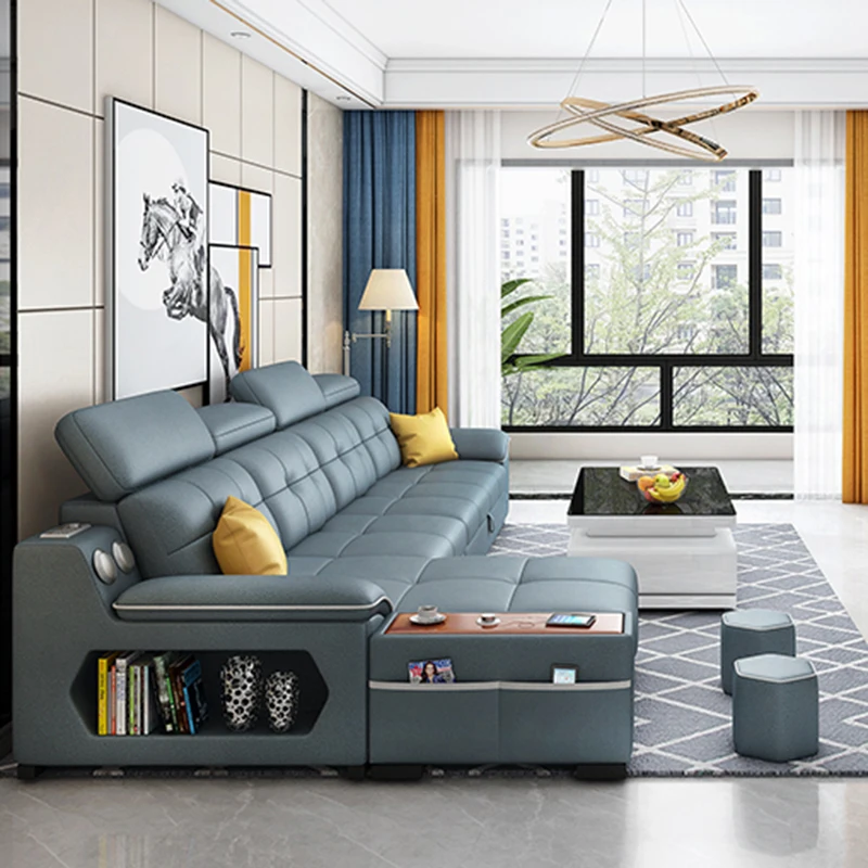 Мягкие Диваны в скандинавском стиле Роскошный складной современный