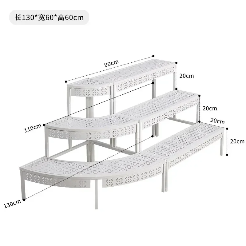Комнатные Цветочные стеллажи балконы железные ступени от пола до потолка