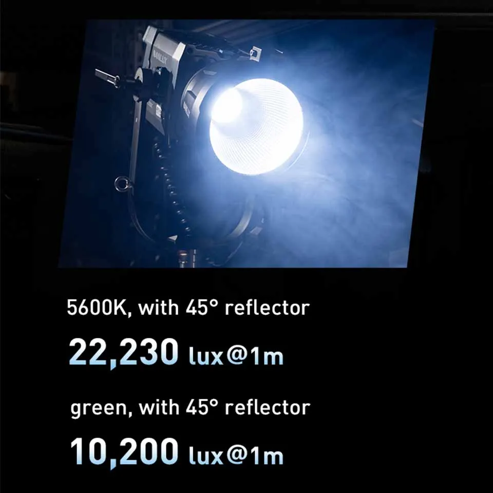 Светодиодный полноспектральный светильник Nanlux Evoke 150C Nebula C8 с 8 цветами, 1000-20000K, CRI96, DMX, CRMX для киносъемок (art.: 3920dbddade0c) - 3920dbddade0c