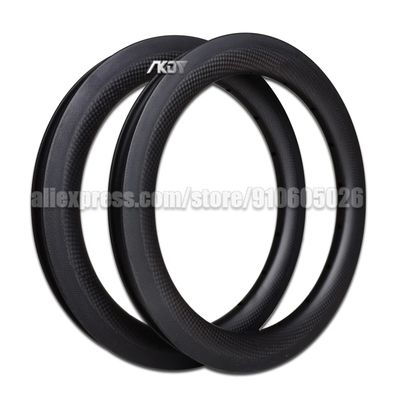 14 дюймов Велосипедное колесо углеродный клинчерный обод тормоз складной