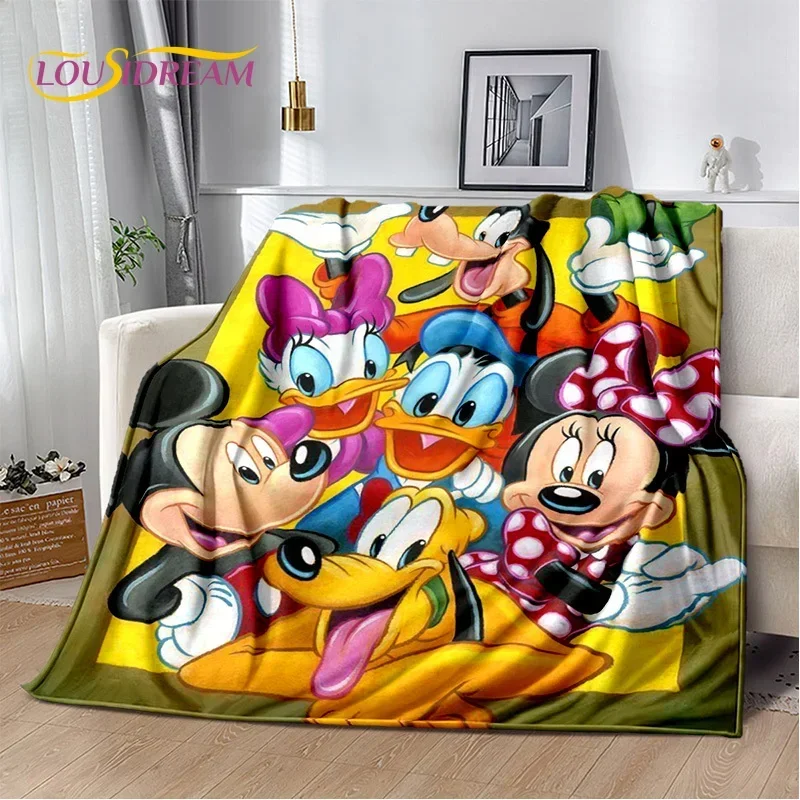 Мягкое одеяло с Микки и Минни Маус